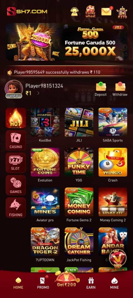 SH7 APK installation guide on mobile device